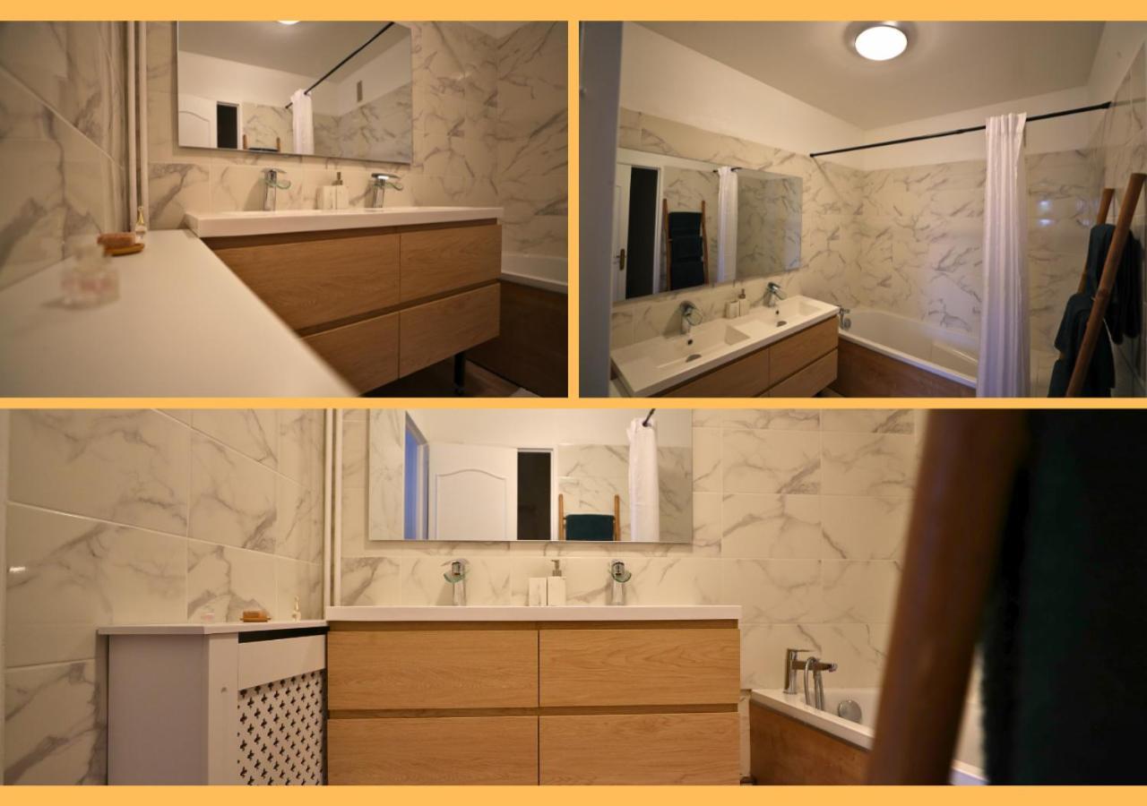 Cocon Parisien Au Plessis - Court De Tennis Prive Apartment Le Plessis-Bouchard Bagian luar foto