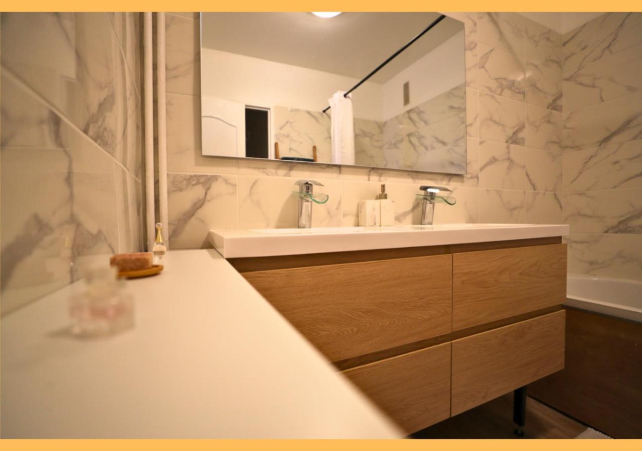 Cocon Parisien Au Plessis - Court De Tennis Prive Apartment Le Plessis-Bouchard Bagian luar foto
